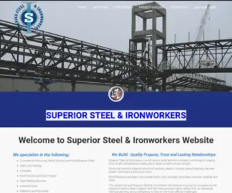 Superiorsteel.com(Superior Steel & Ironworkers) Screenshot