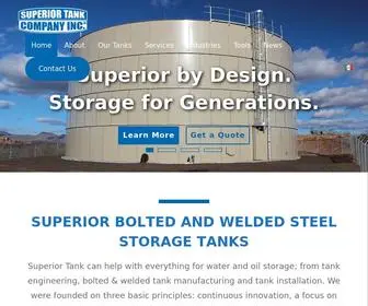 Superiortank.com(Bolted & Welded Steel Storage Tanks) Screenshot