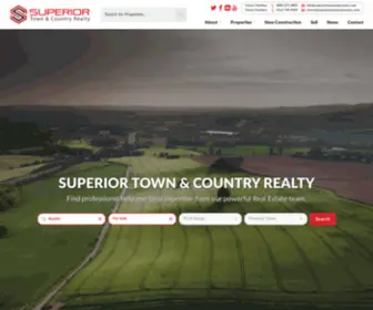 Superiortownandcountry.com(Superior Town & Country Realty) Screenshot