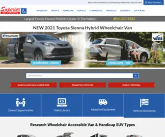 Superiorvan.com(Superior Van and Mobility) Screenshot