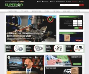 Superiorwasher.com(Superior Washer & Gasket Corp) Screenshot