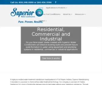 Superiorwaterconditioners.com(Superior Water Conditioners) Screenshot