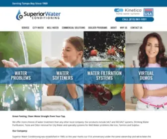 Superiorwaterfl.com(Superior Water Conditioning) Screenshot