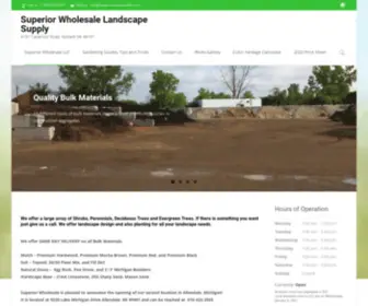 Superiorwholesalellc.com(Wholesale Landscape Supply) Screenshot