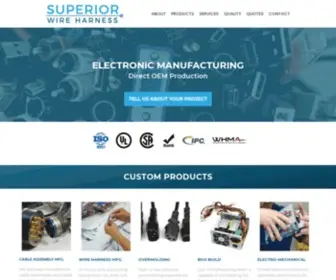 Superiorwireharness.com(Electronic Manufacturing) Screenshot