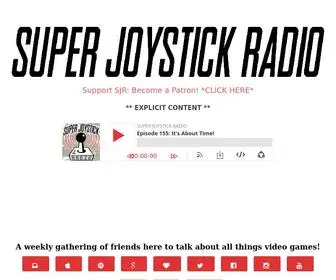 Superjoystickradio.com(Let's talk games) Screenshot