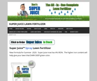 Superjuicefertilizer.com(Super Juice Fertilizer) Screenshot