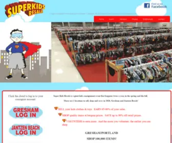 Superkidsresale.com(SuperKids Resale) Screenshot