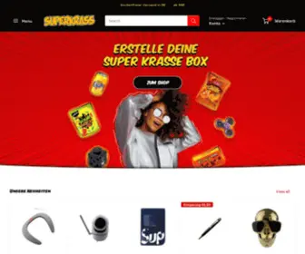 Superkrass.com(Süßigkeiten und Gadgets) Screenshot