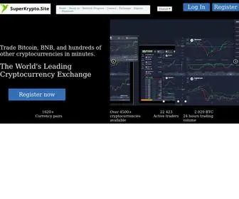 Superkrypto.site(Superkrypto Cryptocurrency Exchange) Screenshot