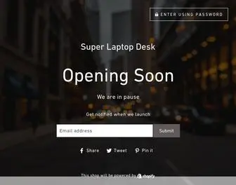 Superlaptopdesk.com(Super Laptop Desk) Screenshot