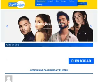 Superlatinaradioperu.com(Radio Super Latina) Screenshot