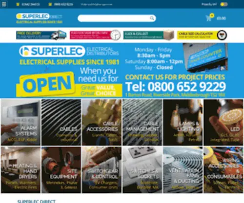 SuperleCDirect.com(SuperleCDirect) Screenshot