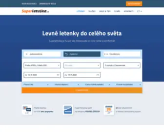Superletuska.cz(Letenky) Screenshot