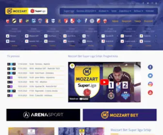 Superliga.rs(Super liga Srbije) Screenshot