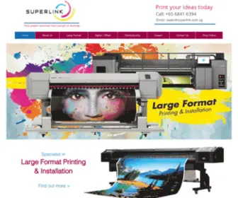 Superlink.com.sg(Large Format Banner) Screenshot