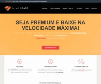 Superlinksbr.com(Gerador de Links Premium de Qualidade) Screenshot