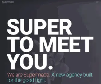 Supermadeagency.com(Creative Intelligence) Screenshot