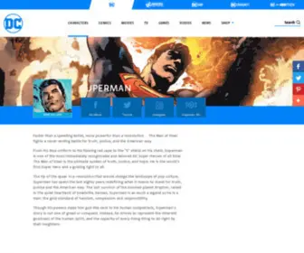 Superman.com(Superman) Screenshot