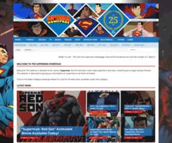 Supermanhomepage.com(The Superman) Screenshot