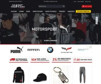 Supermarcas.com(Loja de artigos motorsport) Screenshot