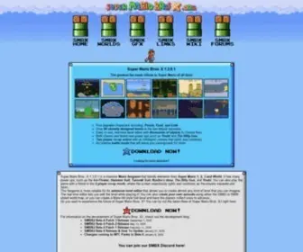 Supermariobrosx.org(Super Mario Bros) Screenshot