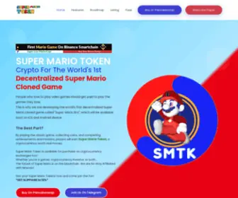 Supermariotoken.me(Super Mario Token) Screenshot