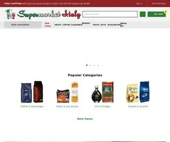 Supermarketitaly.com(Supermarket Italy) Screenshot