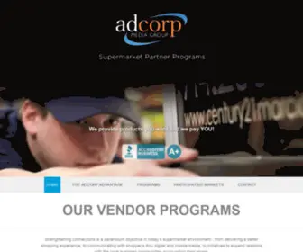 Supermarketrevenue.com(Adcorp Supermarket Partner Programs) Screenshot