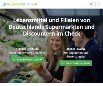 Supermarktcheck.de Screenshot