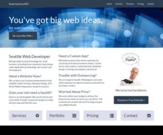 Supermassive.net(Seattle Web Design and Development) Screenshot