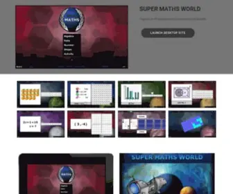 Supermathsworld.com(Supermathsworld) Screenshot