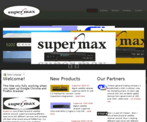 Supermax.co(Supermax satellite receiver.6000SD) Screenshot