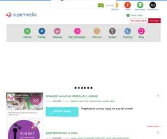 Supermedia.pl(Internet światłowodowy) Screenshot