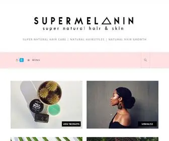 Supermelanin.co.za(Natural Hair and Skin Care) Screenshot