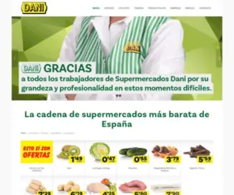 Supermercadosdani.es(Jaén) Screenshot