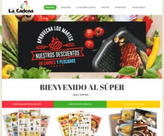 Supermercadoslacadena.com(Supermercados La Cadena) Screenshot