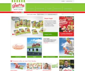 Supermercatigieffe.it(Supermercati Gieffe) Screenshot