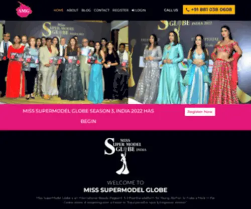 Supermodelglobe.com(SUPER MODEL GLOBE) Screenshot