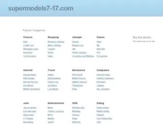 Supermodels7-17.com(Supermodels7 17) Screenshot