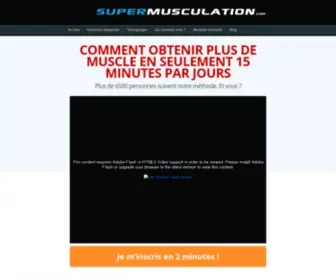 Supermusculation.com(La Musculation Sans Matériel) Screenshot