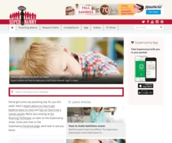Supernanny.co.uk(Official Supernanny Parenting Advice) Screenshot