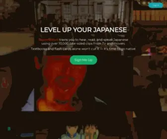 Supernative.tv(Level up your Japanese) Screenshot