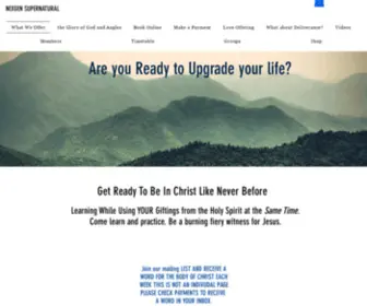 Supernaturalmentoringofholyspirit.com(NexGen Supernatural Spiritual Mentoring) Screenshot