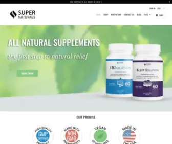 Supernaturalshealth.com(All Natural IBS Treatment) Screenshot