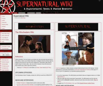 Supernaturalwiki.com(Supernatural Wiki) Screenshot