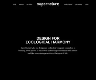 Supernaturelabs.com(Supernature) Screenshot