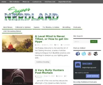 Supernerdland.com(Current Issue) Screenshot