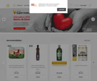 Supernossoemcasa.com.br(Supermercados Super Nosso) Screenshot