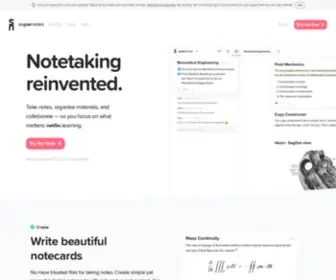 Supernotes.app(The best collaborative note) Screenshot